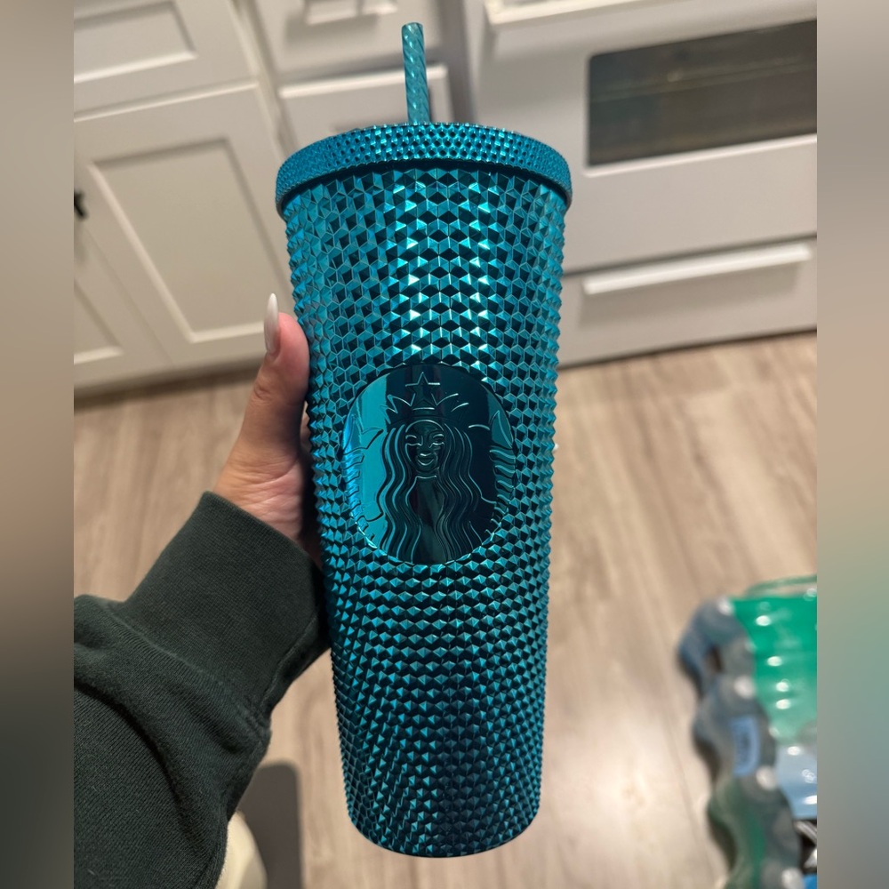 Starbucks Turquoise Studded Tumbler